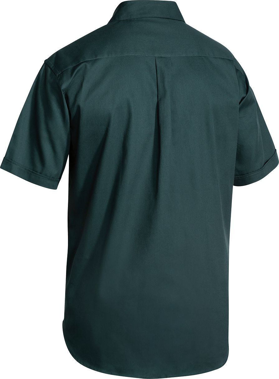 Bisley Original Cotton Drill Shirt Short Sleeve (BS1433) - Workwears Online