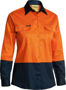 Picture of Bisley Women'S Hi Vis Drill Shirt BL6267