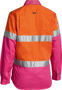Picture of Bisley Women'S 3M Taped Cool Lightweight Hi Vis Shirt BL6696T