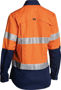 Picture of Bisley Women'S 3M Taped X Airflow Ripstop Hi Vis Shirt BL6415T