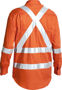 Picture of Bisley 3M X Taped Hi Vis Long Sleeve Men'S Drill Shirt BS6156T