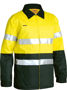 Picture of Bisley 2 Tone Hi Vis Drill Jacket 3M Reflective Tape BK6710T