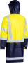 Picture of Bisley Taped Two Tone Hi Vis Stretch Pu Rain Coat BJ6935HT