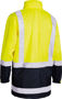 Picture of Bisley Two Tone Taped Hi Vis Rain Shell Jacket BJ6966T
