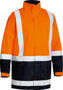 Picture of Bisley Two Tone Taped Hi Vis Rain Shell Jacket BJ6966T