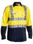Picture of Bisley Taped Hi Vis Drill Shirt BS6267T