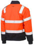 Picture of Bisley Taped Two Tone Hi Vis Bomber Jacket BJ6730T