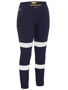 Picture of Bisley Women'S Taped Cotton Cargo Cuffed Pants BPL6028T
